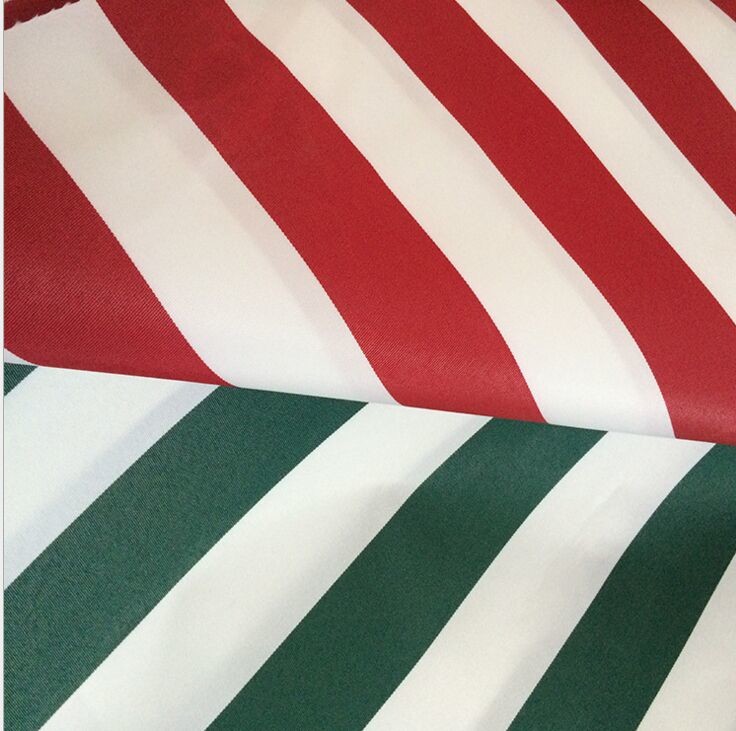 Polyester 600D solution dyed fabric waterproof coating uv protection for awning, covers