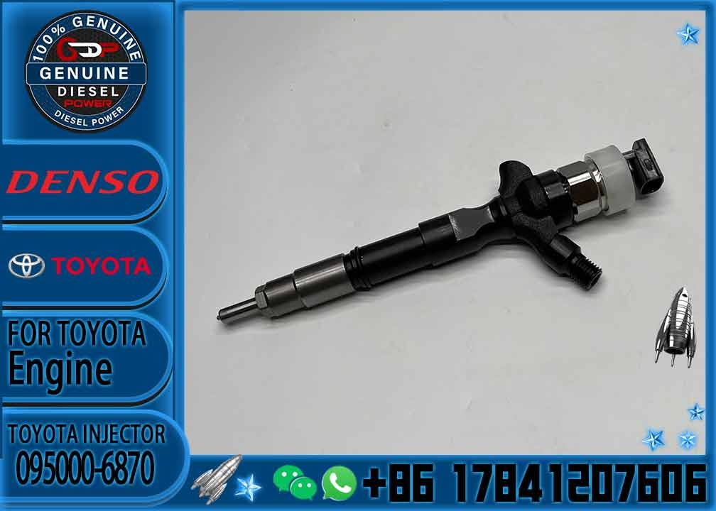 for Toyota Driver Injector 0950006870 Fuel Injector Assembly 095000 6870 095000-6870 for Toyota 1KD-FTV