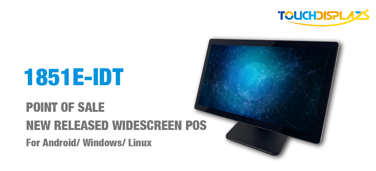 18.5" PCAP Touch Screen POS Terminal Android With Printer