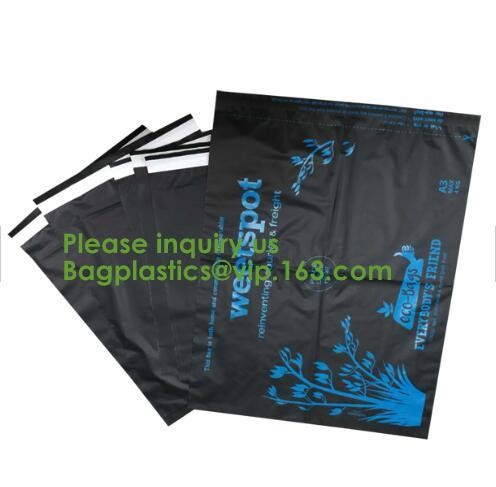 100% compostable courier envelopes ups plastic padded colorful mail bags for packing with different size biodgeradable