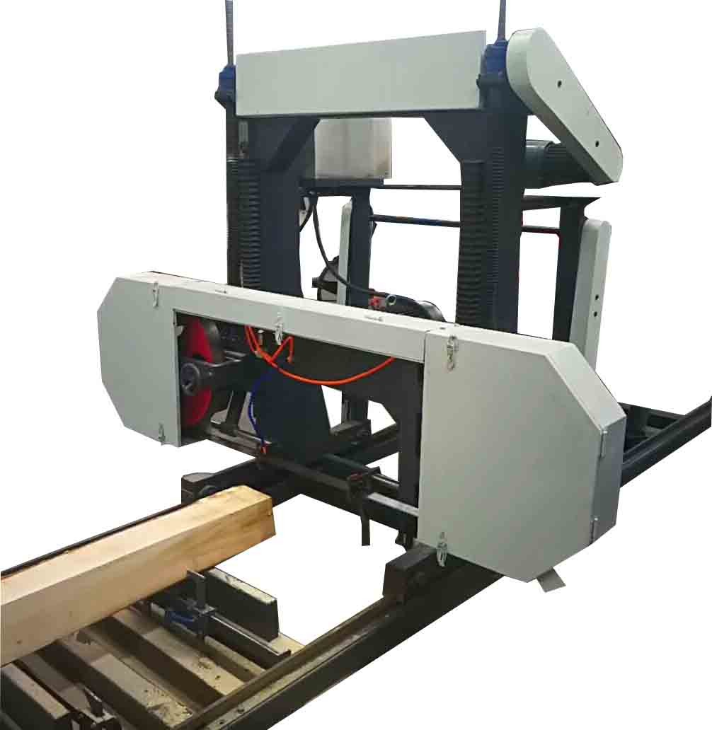 horizontal cheap bandsaw mill with electric/diesel/petrol engine power