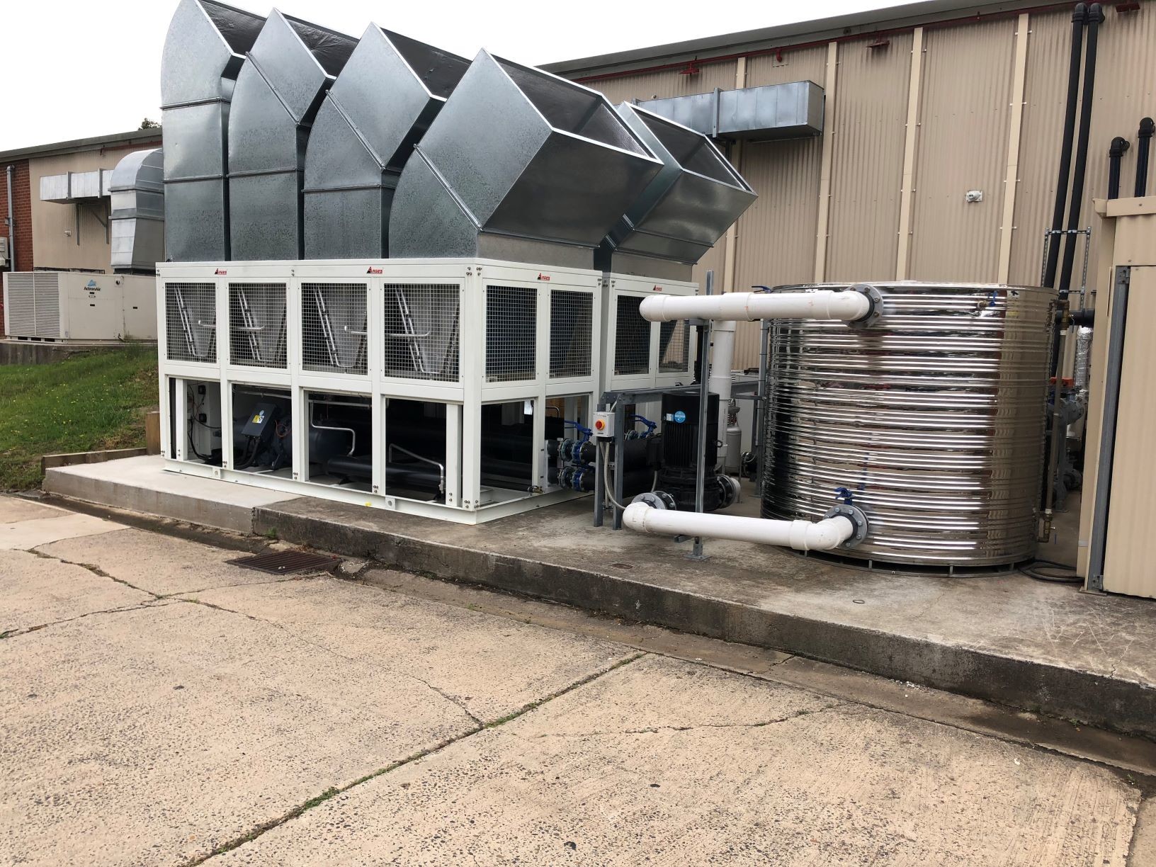 60HP Industrial Water Cooled Chiller To Cooling Injection Molding Machine