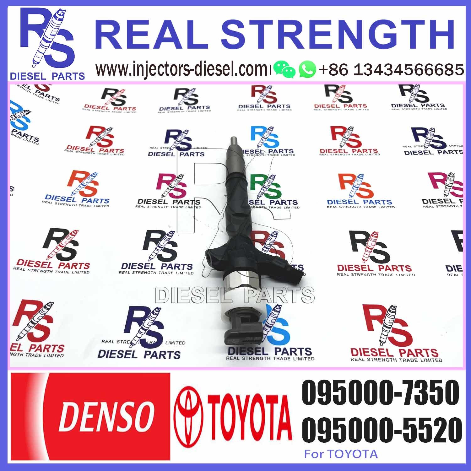 Diesel Fuel Injector Nozzle Assy 0950007350 095000-7350 for Toyota Land Cruiser 1KD-FTV Prado D4D J120 23670-30080 23670