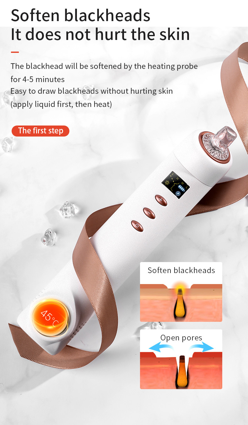 USB Rechargeable Comedone Acne Electric Blackhead Remover