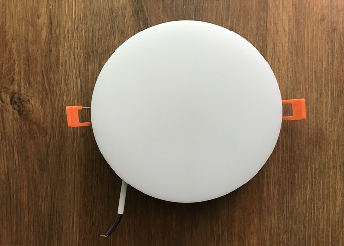 18W LED Slim Panel Light / Recessed Back Lighting Frameless Aluminum PC 105mm