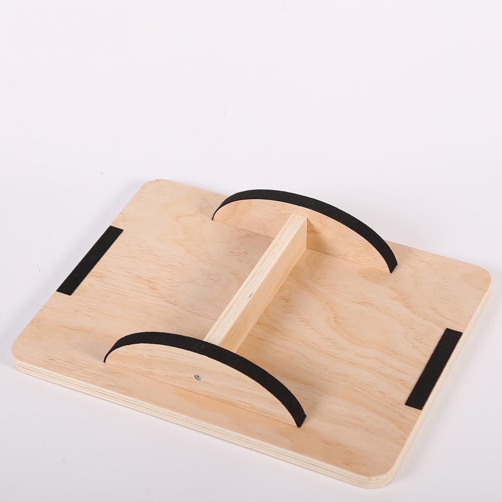Core Strength Posture Stability Timber Wooden Balance Board Trainer