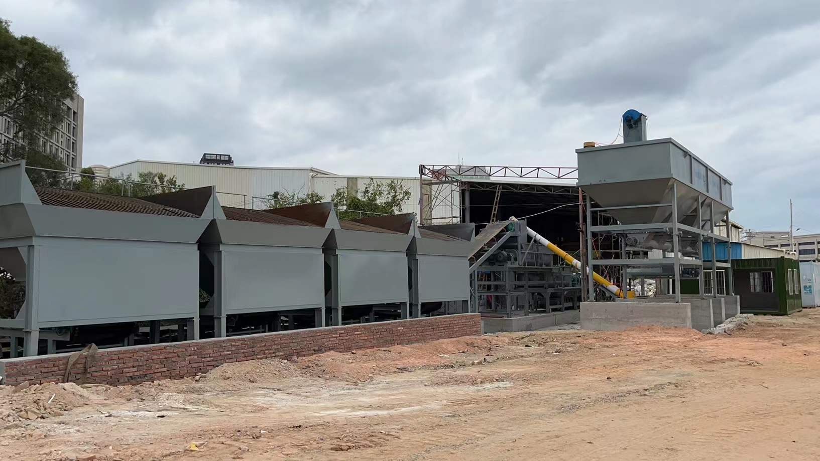 Concrete Mobile Stabilized Soil Mixing Plant Electric Power