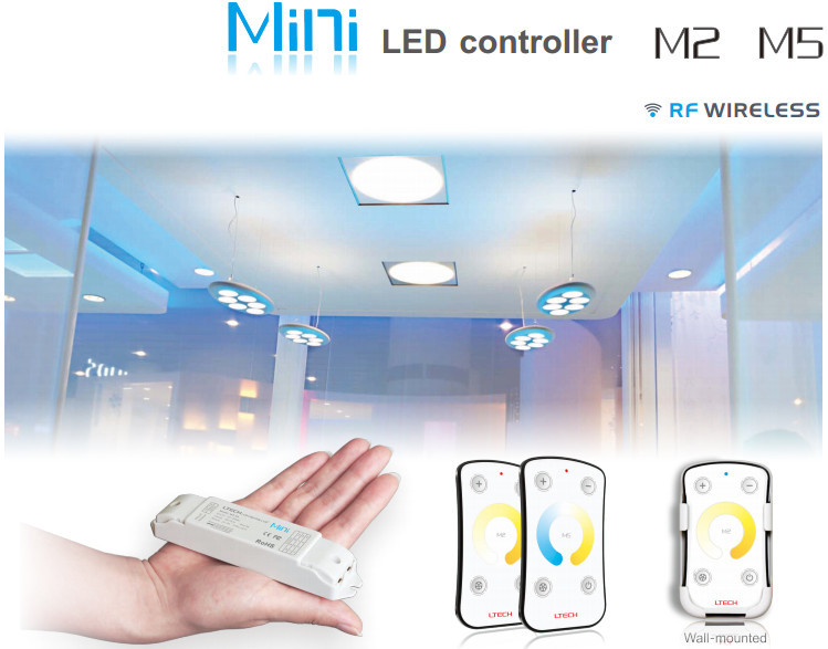 Addressable Led Strip Controller Color Temperature Control L104×W60×H9mm