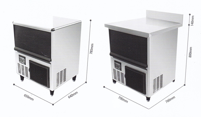Commercial Ice Making Machine For Restaurant Under - Counter Equipment Ice Maker