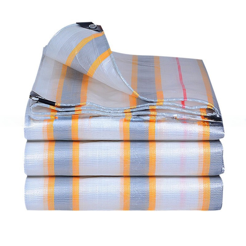 Market HDPE Tarpaulin Customized with Eyelets and Logo Printing