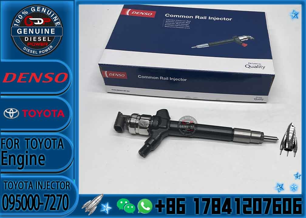 High Pressure Diesel Parts Nozzle 095000-7270 Common Rail Injector 095000 7270 0950007270 For Toyota