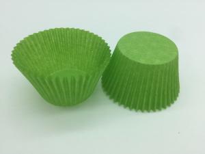 Round Shape Green Paper Cupcake Liners Celebration Cake Takeaway Food Container