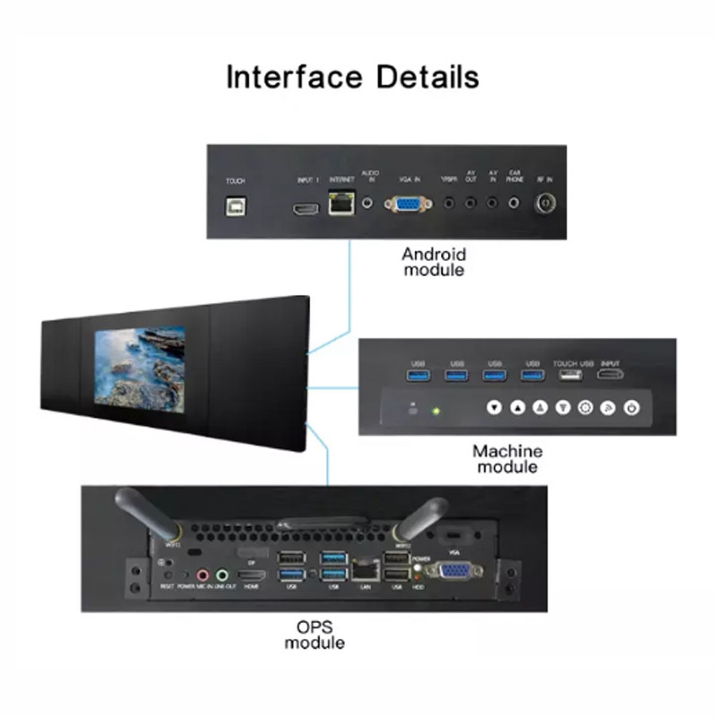 Multi Touch Smart Interactive Whiteboard , 86" Interactive Nano Blackboard