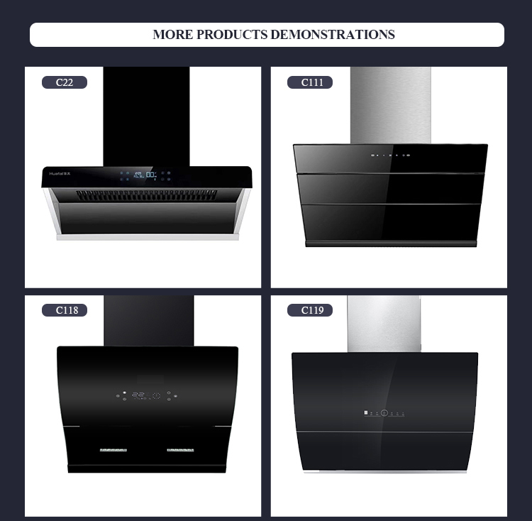 Quiet Side Suction Cooker Hood Kitchen Extractor 600mm 183W
