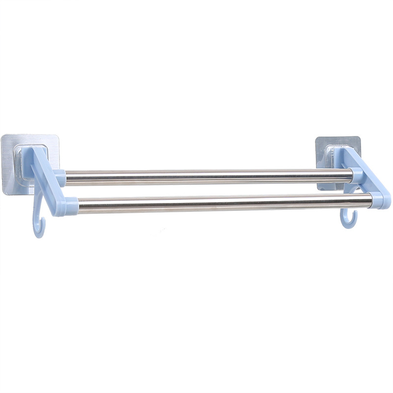 Perforation - Free Bathroom Towel Rack Stainless Steel Wall Mounted Towel Holder