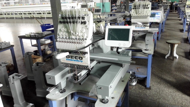 High Efficiency Single Head Embroidery Machine Emb. Area 560 X 370mm