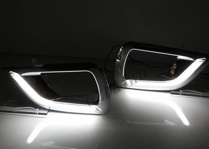 ABS Plastic Daytime Running Light Cover For Nissan Navara NP300 2016 DRL​