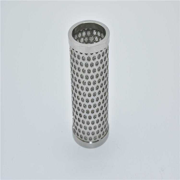 Perforated Stainless Steel Tubing , Ss Mesh Filter Tube 9"X 1" 8.5"X 1"
