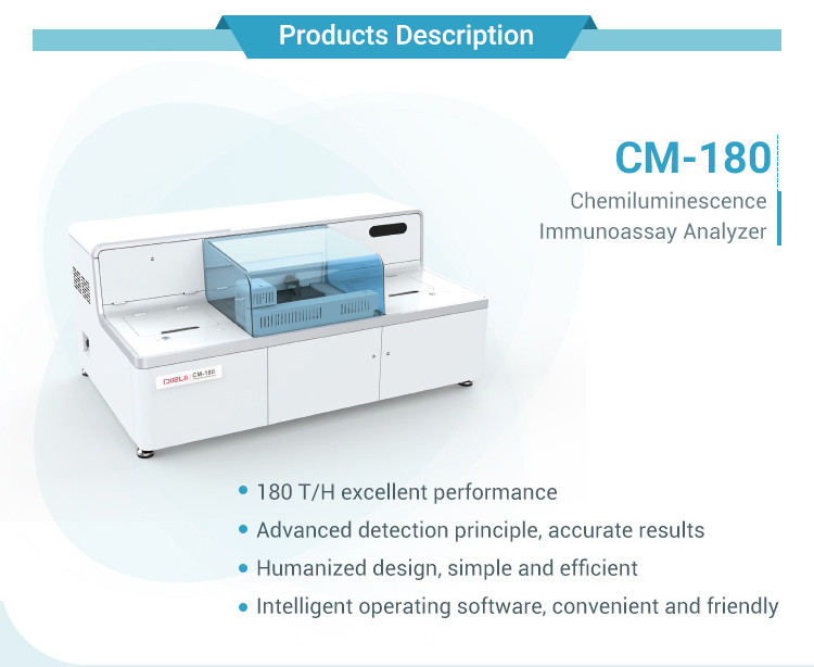 Fully Automated Chemiluminescence Immunoassay Analyzer ISO CLIA Analyzer System