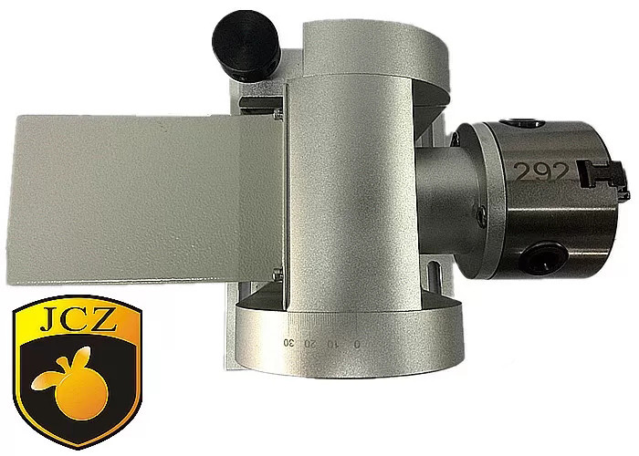 80mm Tilt Angle Rotary Axis For Laser Engraving Machine , Gear 8 : 1