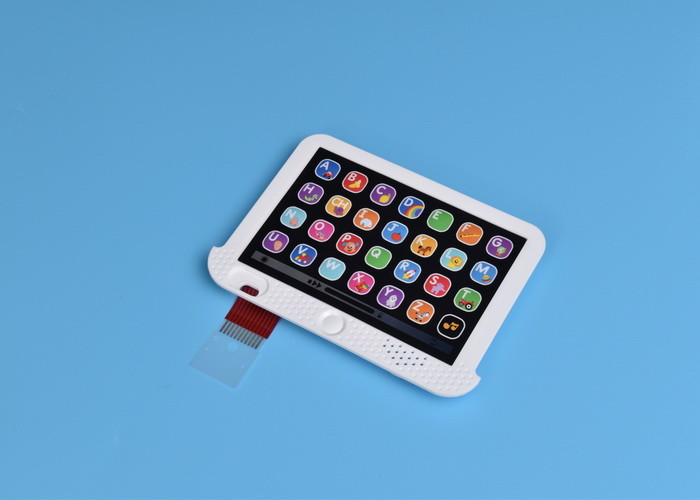 Embossing Tactile Membrane Switch Keypad With Flexible Cable Circuit / Pins
