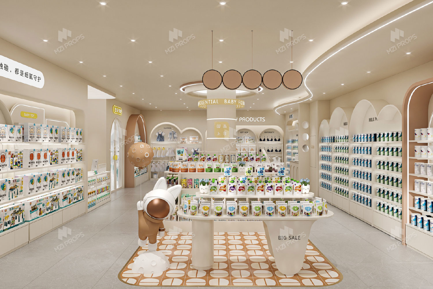 01-TXNYS Maternity And Baby Store Zoning With Sweet Sunlight Style