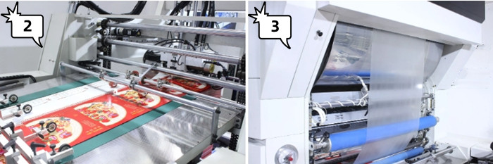 BOPP Film Laminator Machine Patching Automatic Window Laminating Machine