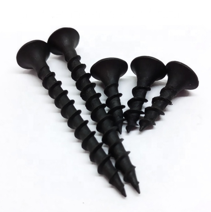 Gypsum Board Tornillos Drywall Screws Coarse Thread Black Phosphate Bugle Head Screw