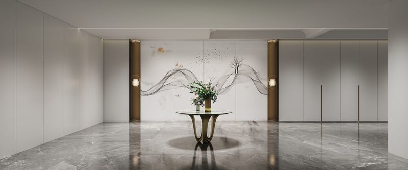 Modern Stainless Steel Custom Basement Storage Solution With Display Wall And Glass Accents