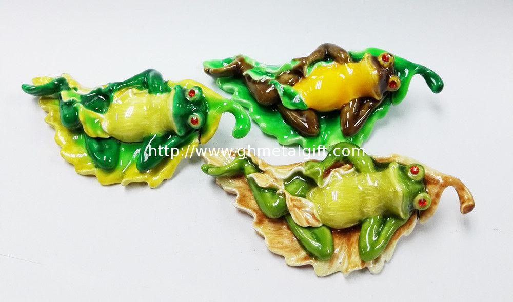 Frog enamel trinket jewelry box frog shape fancy jewelry gift box for Jewerly