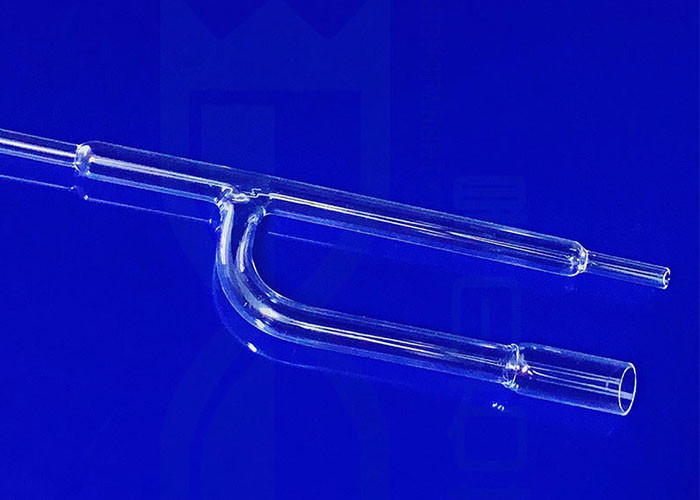 1100C Fused Silicon Science Lab Glassware 2.2g/Cm3 Transparent Glass Tube