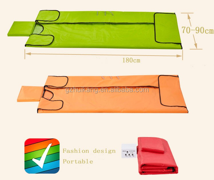 Temperature Setting 3 Zone Infrared Tourmaline Sauna Blanket for Weight Loss and Detox