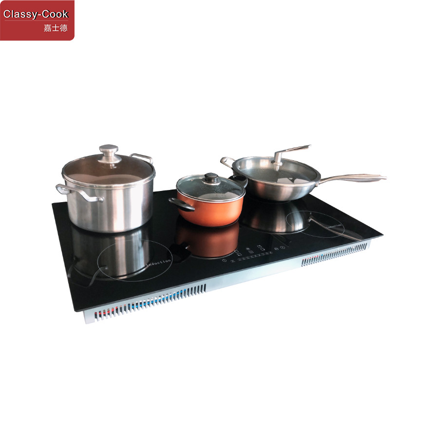 30 In. Built-In Ceramic Glass Touch Control Five Burner Wifi Induction Cooktop