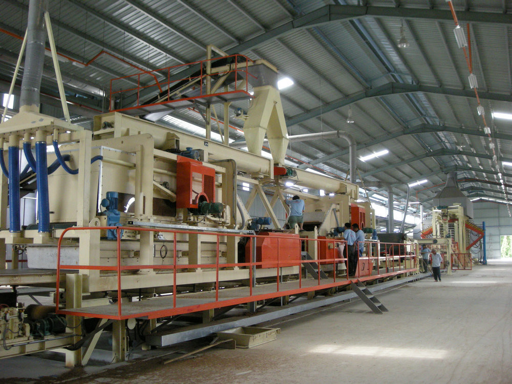 Bamboo Particle Board Production Line High Productivity Panel 2440 x 1220 MM