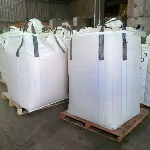 Heavy Duty 1 Ton Capacity Sand Jumbo Bag FIBC Big Bag With Cutting Processing Service 1000kg Capacity PP Big Bag