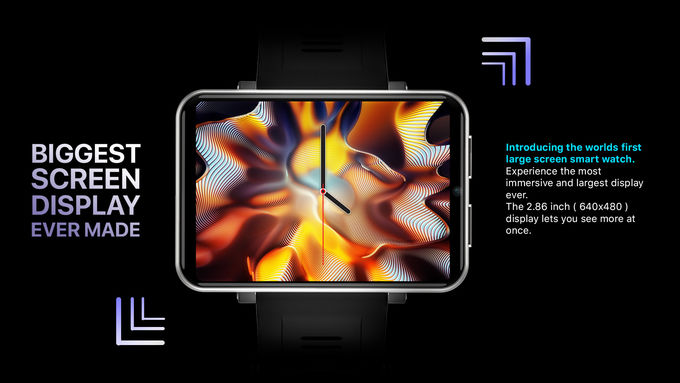 4G SmartWatch 3GB 32GB GPS Wifi Android 7.1 5MP Camera 2700mAh Big Screen Smart Watch Men Women DM100 Fitness Bracelet