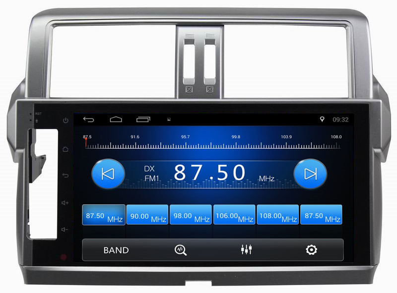 Ouchuangbo car touch screen radio android 8.1 for Toyota Prado 2014 with USB SWC 1080P Video Blluetooth gps navigation
