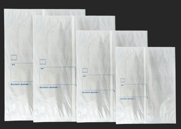 White Eco Biodegradable Square Note Open End Extra Mini Small Medium Glassine Envelopes Glassine Paper Bags