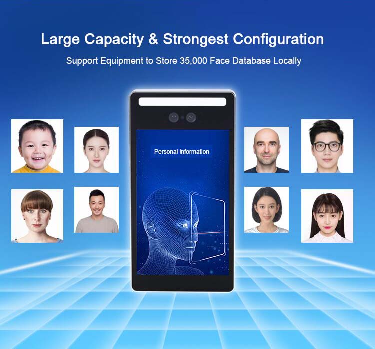 F5 Binocular Camera Face Recognition Terminal