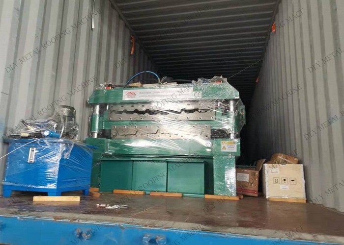 11.5T Double Layer Roofing Sheet 50Hz 380V PLC Roof Sheet Former
