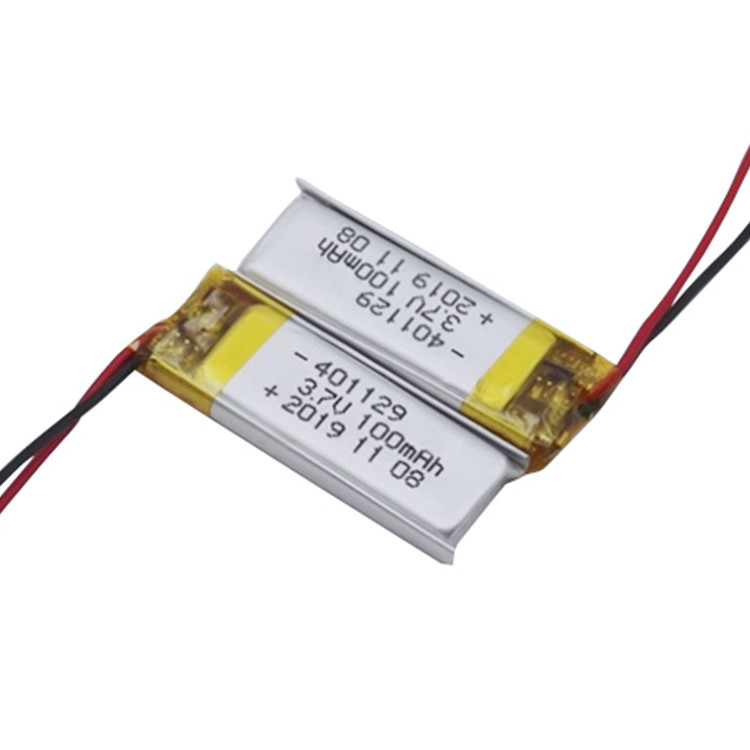 Li Polymer 3.7V 100Mah 401129 Lithium Polymer Battery Pack KC Approved