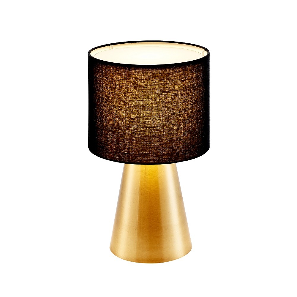 Gourd Cream 110v Ceramic Table Lamp For Bedroom Corded Electric
