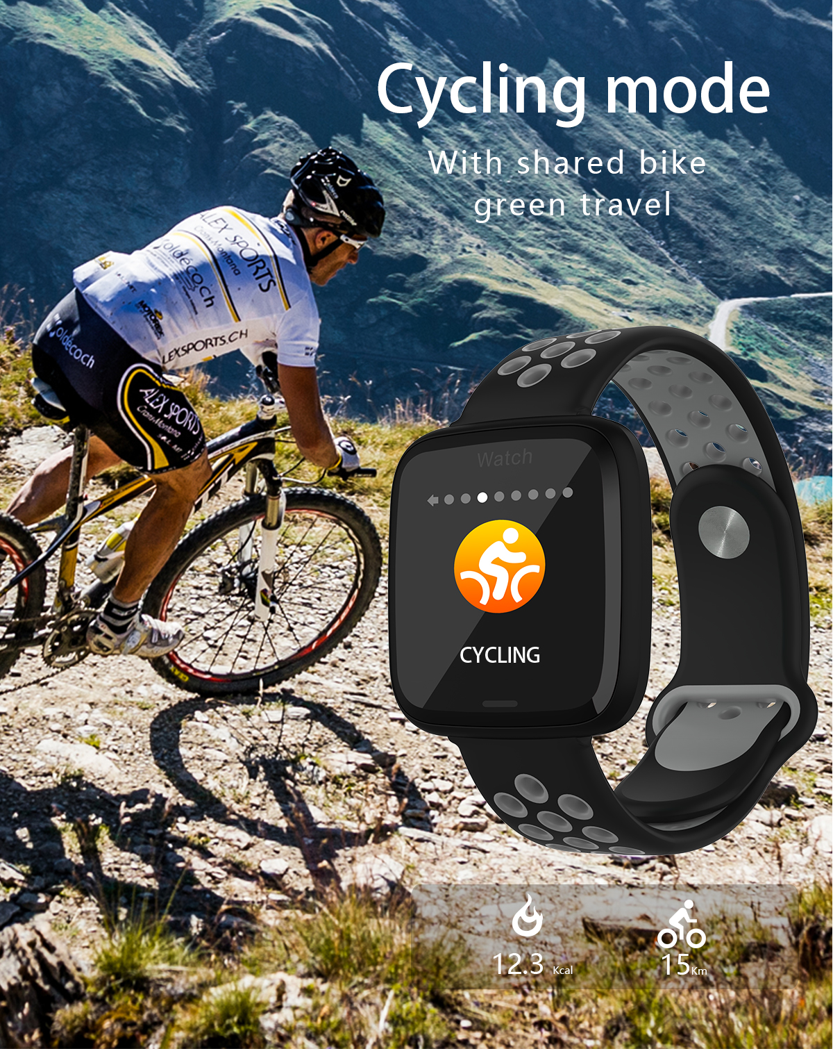 IP67 TPU Silicone Strap Smart Watch 170 MAh Health Sleep Monitoring Smartwatch Speech Recognition