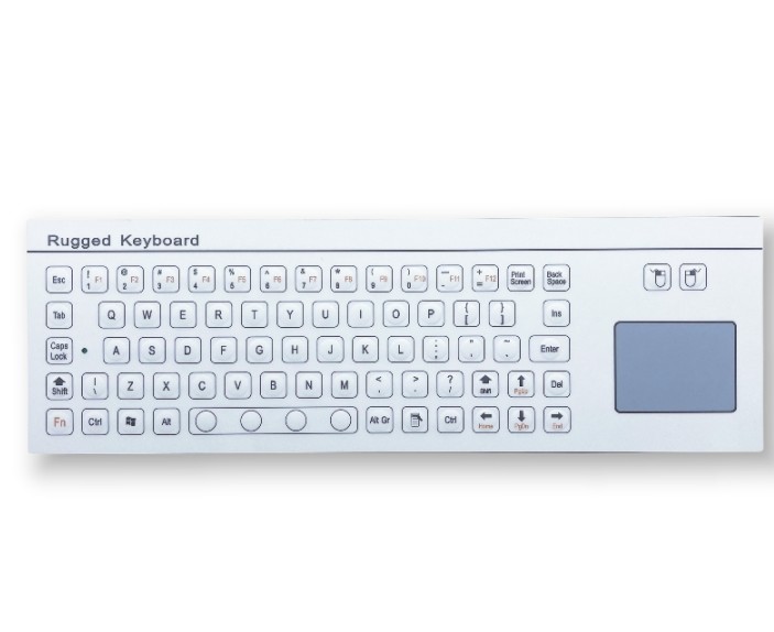 71 Keys IP67 Panel Mounted Keyboard Mini Industrial Membrane Keyboard F8-TP-B