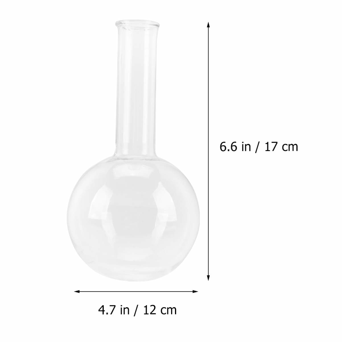 Plastic Flask Flat Bottom Boiling Flask Glass Flask Round-Bottom Flask Narrow Mouth Flask For Lab Scientific Class