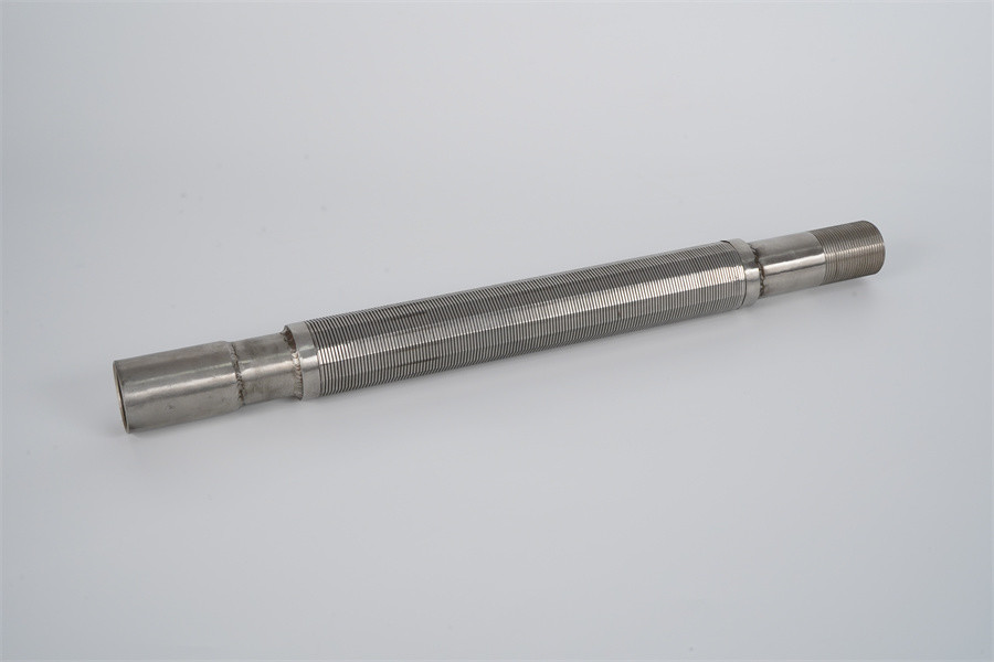 Stainless Steel Wedge Wire Water Well Screen Pipe With 0.5mm Slot