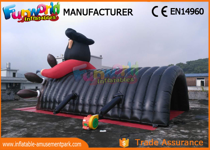 Pirate Inflatable Party Tent , outdoor inflatable Football Helmet Tunnel