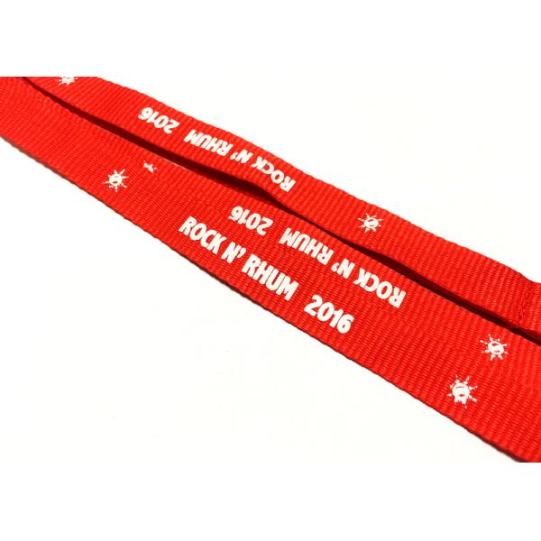 Polyester Dye Sublimated Lanyards , Id Card Lanyards Specially Delicate For Show Party