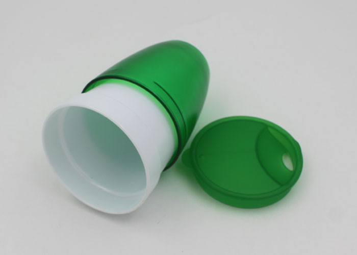 Multi-function Two Cups in One Multi-color Plastic Coffee Cup Water Cup with Lid for Outdoor