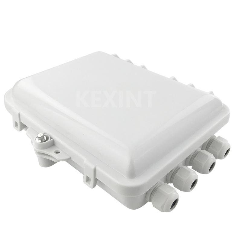 KEXINT KXT-16A FTTH Fiber Optic Distribution Box 12 16 Cores Outdoor IP65 Waterproof White